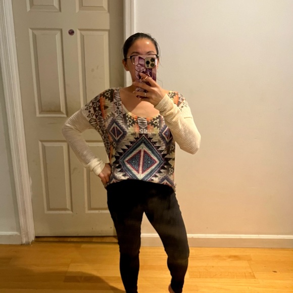 (2 for $15) Aztec pattern Sweater - Picture 4 of 6